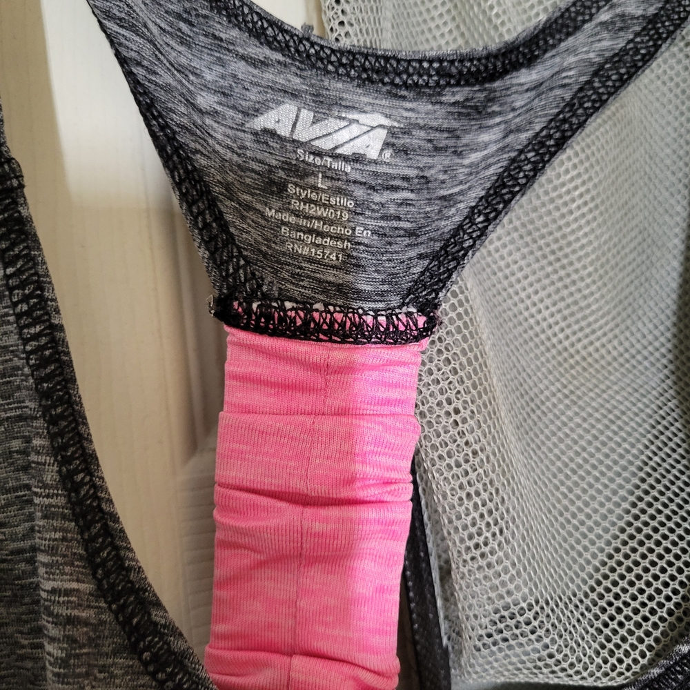 3/20$*Gray Racerback Tank Top - Picture 2 of 3